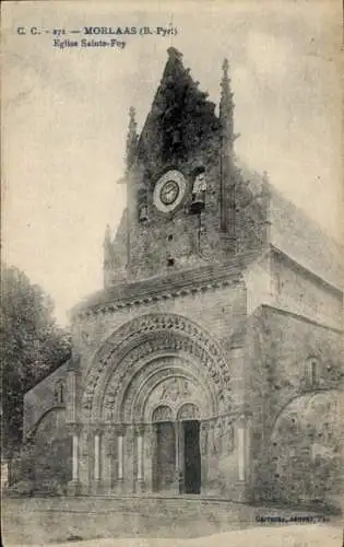 Ak Morlaàs Pyrénées Atlantiques, Eglise Sainte-Foy