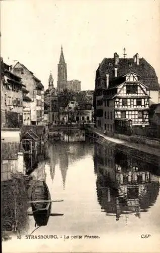 Ak Strasbourg Straßburg Elsass Bas Rhin, Le petite France