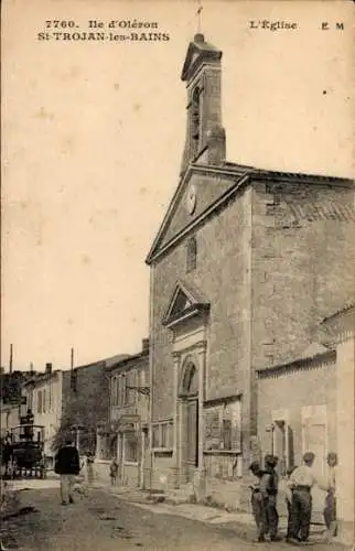 Ak Saint Trojan les Bains Ile d’Oléron Charente Maritime, Kirche