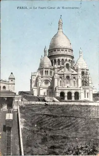 Ak Paris XVIII Montmartre, Sacre Coeur