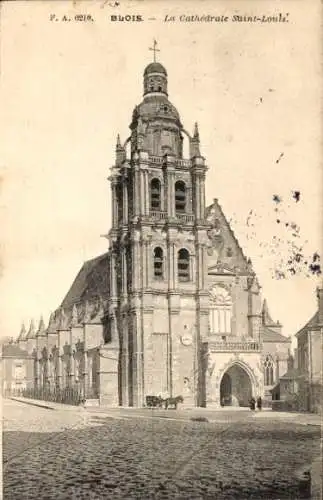 Ak Blois Loir et Cher, Kathedrale St. Louis