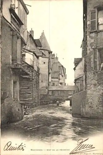 Ak Montargis Loiret, Bief de la Pecherie