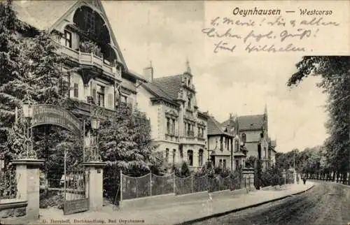 Ak Bad Oeynhausen in Westfalen, Westcorso