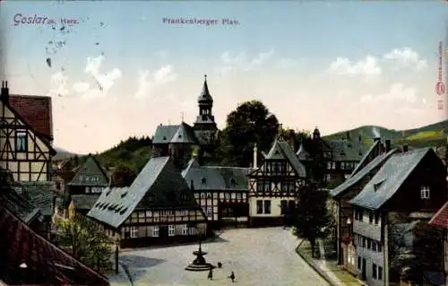 Ak Goslar Harz, Frankenberger Plan, Fachwerkhäuser