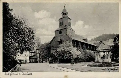 Ak Bad Grund im Harz, Kirche