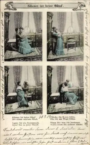 Ak Küssen ist keine Sünd, Liebespaar