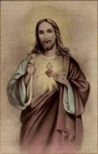 Ak Jesus, Portrait, Religion