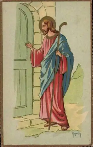 Künstler Ak Jonjardin, Jesus klopft an die Tür