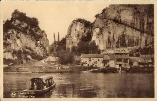 Ak Lustin Profondeville Wallonien Namur, Passage d'eau