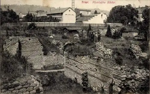 Ak Trier an der Mosel, Römische Bäder