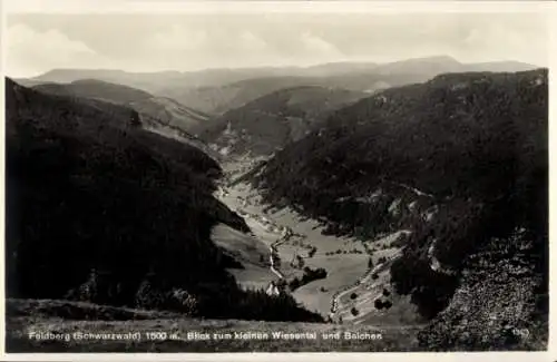 Ak Feldberg im Schwarzwald, kleines Wiesental und Belchen