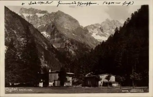 Ak Oberstdorf im Oberallgäu, Oytal, Hütten
