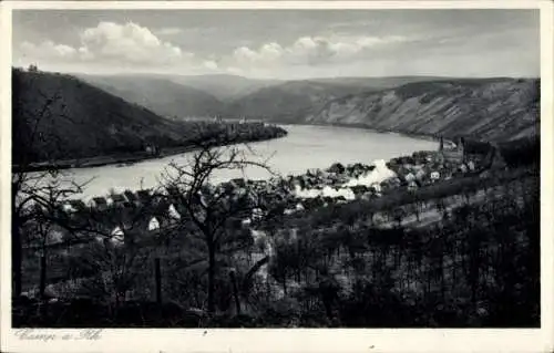 Ak Kamp Bornhofen am Rhein, Gesamtansicht