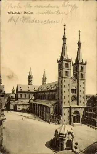 Ak Würzburg am Main Unterfranken, Dom