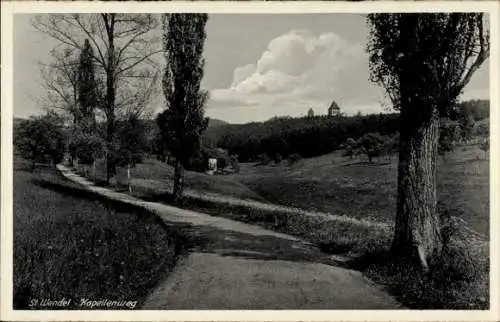 Ak St. Wendel im Saarland, Kapellenweg