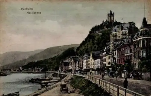 Ak Cochem an der Mosel, Moselstraße, Hotel Noss