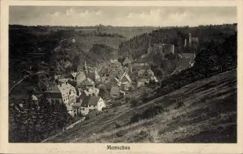 Ak Monschau Montjoie in der Eifel, Gesamtansicht