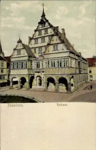 Ak Paderborn in Westfalen, Rathaus
