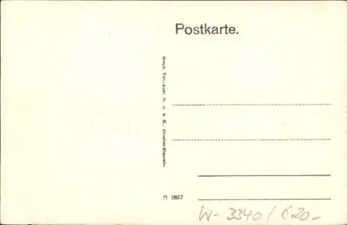 Ak Wolfenbüttel in Niedersachsen, Alte Häuser in der Kanzleistraße, Treppenaufgang