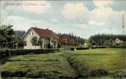 Ak Torfhaus Altenau Schulenberg Clausthal Zellerfeld im Oberharz, Oberförsterei