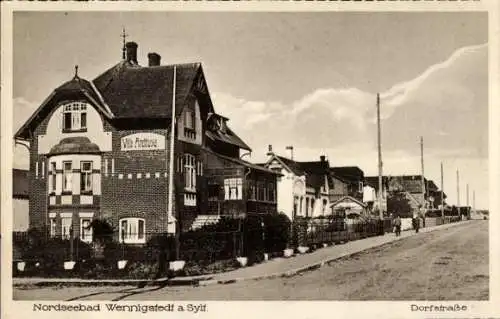 Ak Wenningstedt auf Sylt, Dorfstraße, Villa Arethusa