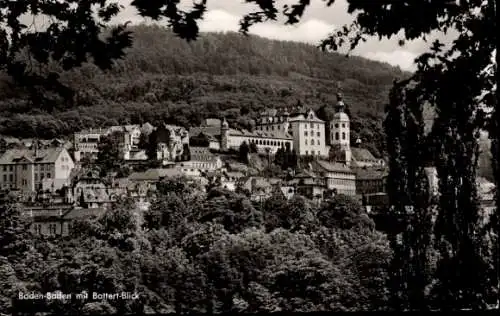 Ak Baden Baden am Schwarzwald, Battert Blick