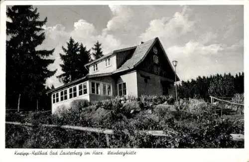 Ak Bad Lauterberg im Harz, Weinberghütte
