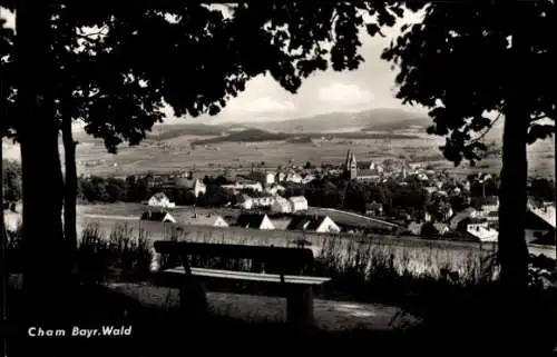 Ak Cham in der Oberpfalz, Panorama