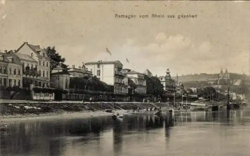 Ak Remagen am Rhein, Panorama