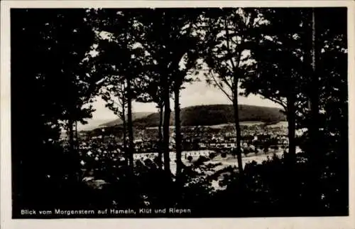 Ak Hameln an der Weser Niedersachsen, Klüt, Riepen