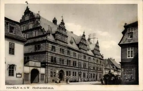 Ak Hameln an der Weser Niedersachsen, Hochzeitshaus
