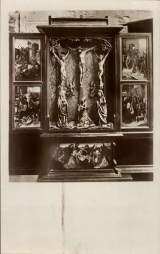 Ak Ulm an der Donau, Münster, Schongauer Altärchen