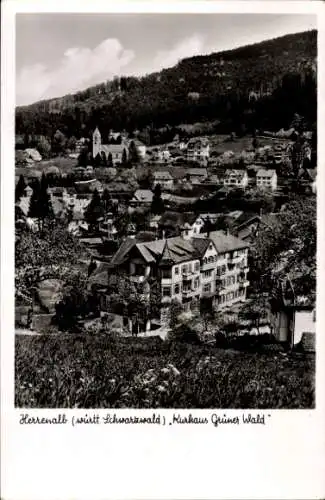 Ak Bad Herrenalb im Schwarzwald, Kurhaus Grüner Wald