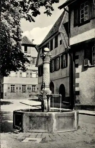 Ak Alpirsbach im Schwarzwald, Klosterbrunnen