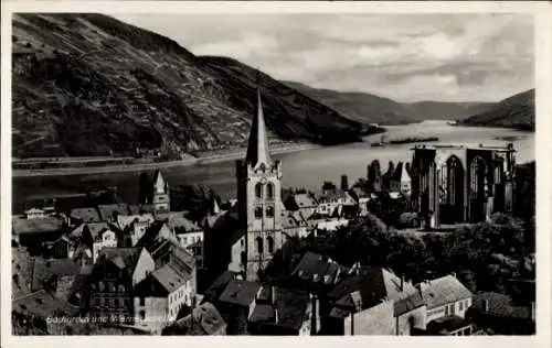 Ak Bacharach am Rhein, Panorama