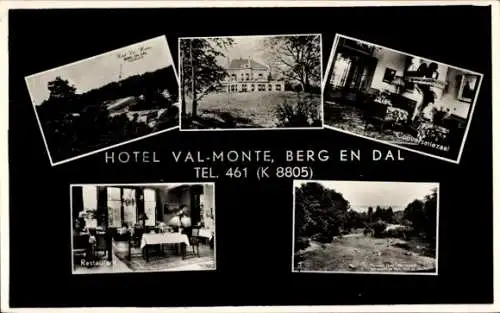 Ak Berg en Dal Gelderland Niederlande, Hotel Val Monte