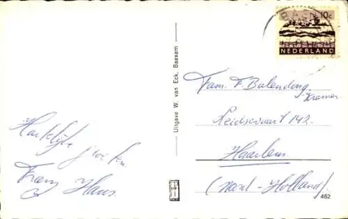 Ak Baexem Limburg Niederlande, Pumpwerk Beegderheide