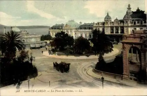 Ak Monte Carlo Monaco, Place du Casino