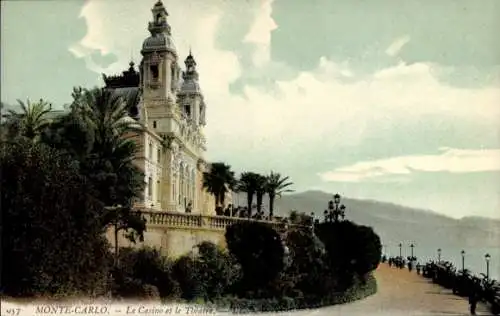 Ak Monte-Carlo Monaco, Das Casino und das Theater