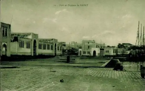 Ak Rabat, Marokko, Hafen und Zoll