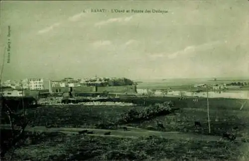 Ak Rabat, Marokko, Oued und Pointe des Oudayas