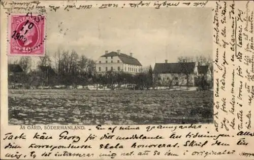 Ak Södermanland Schweden, As Gard