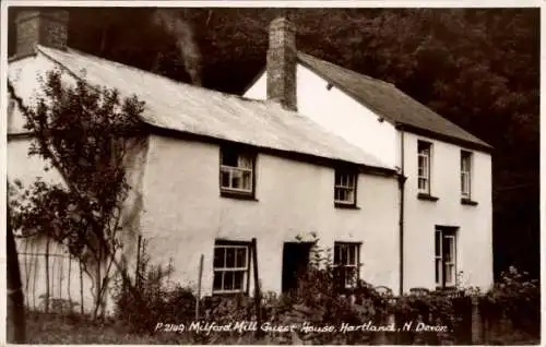 Ak Hartland Devon England, Milford Mill Gästehaus