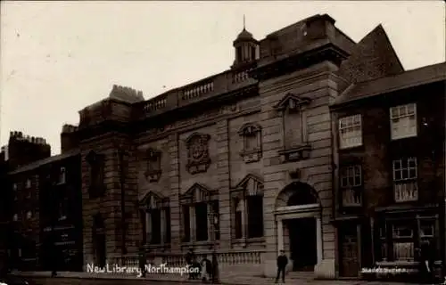 Ak Northampton Northamptonshire England, Neue Bibliothek