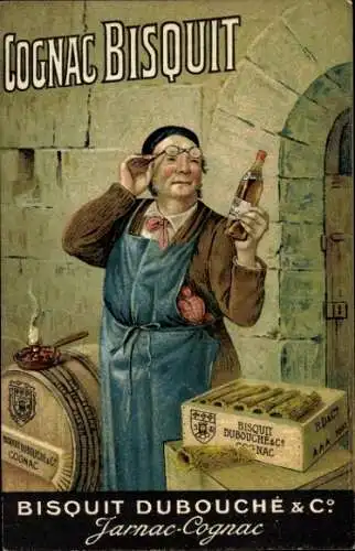 Ak Reklame, Cognac Bisquit Dubouche & Co., Jarnac Cognac