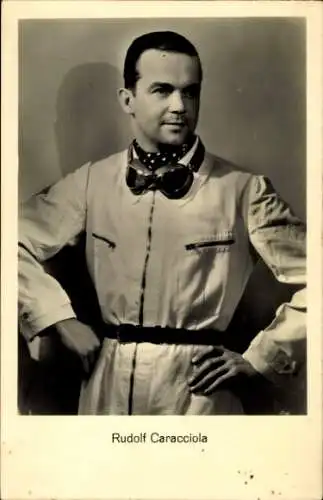 Ak Rennfahrer Rudolf Caracciola, Portrait