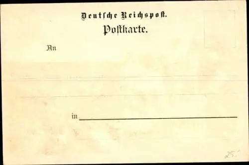 Litho Karlsruhe in Baden, Variete Theater Colosseum, Innenansicht, Harlekin