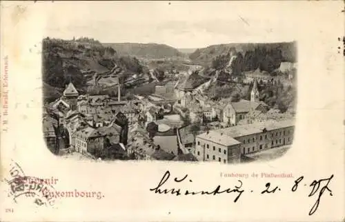 Ak Pfaffenthal Luxemburg, Faubourg, Ortsansicht