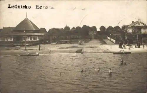 Foto Ak Inowrocław Hohensalza Posen, Strand, Hotels