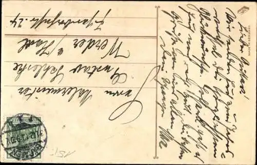 Präge Ak Glückwunsch Neujahr, Mädchen, Geldschein